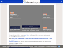Tablet Screenshot of discovergargano.com